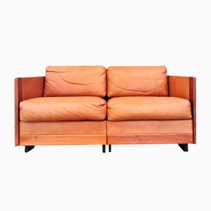 Leather Model 920 2-Seater Sofa by Tobia & Afra Scarpa for Cassina, 1960s
