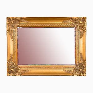 Large Giltwood Wall Mirror, 1970s
