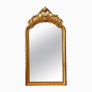 Großer französischer goldener Spiegel, 1800er