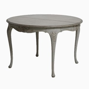 Antiker Schwedischer Ausziehbarer Tisch im Rokoko Stil