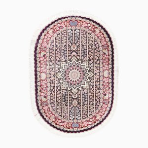 Ghom Silk Rug in Purple