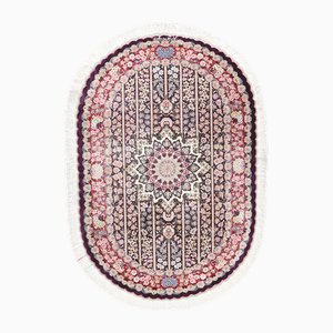 Ghom Silk Rug in Purple