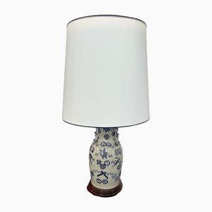 19th Century Chinese Baluster Vase Lamp