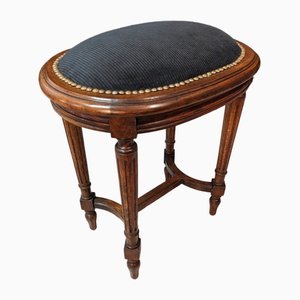 Tabouret Louis XVI en Noyer