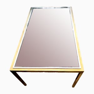 Bronze and Glass Coffee Table, 1980s