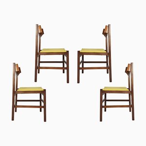 Chaises de Salle à Manger Vertes par Arch. Ramella pour Luigi Sormani, 1960s, Set de 4