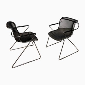 Model Penelope Armchairs by Pollock for Anonima Castelli, 1980s, Set of 2