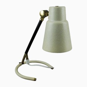 Fibreglass and Brass Wall Lamp for Falkenbergs Belysning, Sweden, 1950s