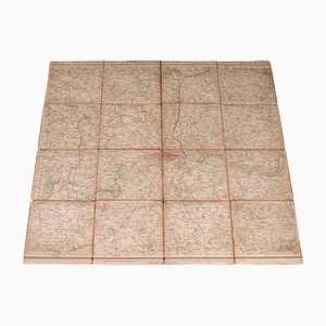 English Folding London Map, 1783