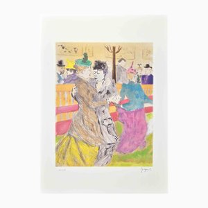 Martine Goeyens, The Dance, Lithographie von Martine Goeyens, 2000er