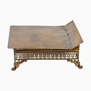 20th Century Table Pulpit in Bronze and Brass