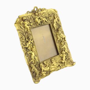 Neo-Baroque Style Photo Frame in Gilded Bronze, 1890s-1900s