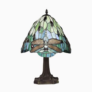 Lampe de Bureau en Vitrail dans le style de Tiffany, 20ème Siècle