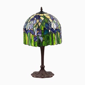 Lampe de Bureau en Vitrail dans le style de Tiffany, 20ème Siècle