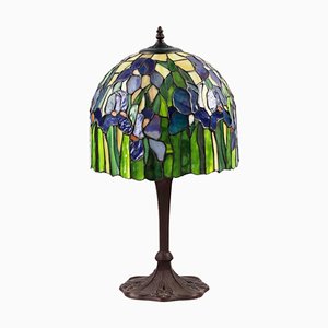 Stained Glass Table Lamp in the style of Tiffany, 20th Century