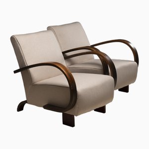 Art-Deco Armchairs, 1930s, Set of 2