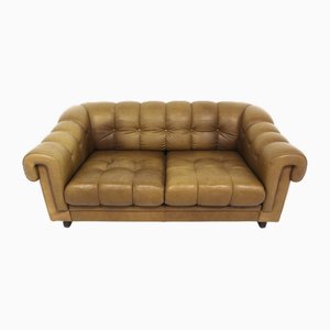 Vintage Leather Sofa, Sweden, 1990