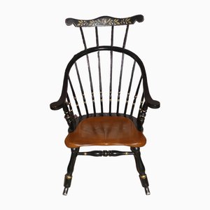 Ethan Allen Windsor Rocking Chair with Comb Back, 1960s