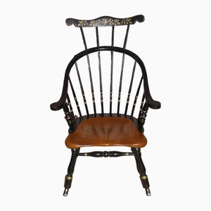 Sedia a dondolo Windsor di Ethan Allen, anni '60