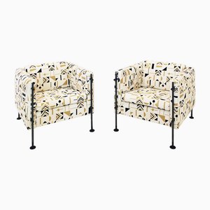 Set of Italian Felix Armchairs by Burkhard Vogtherr for Arflex, 1980s