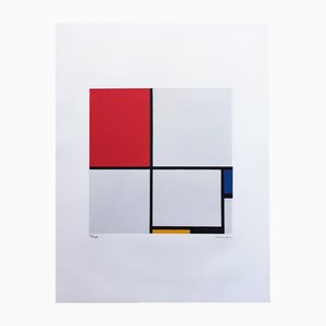 Piet Mondrian, Komposition, 1970er, Lithographie