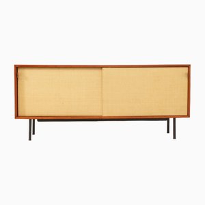 Sideboard Model 116 with Seagrass Sliding Doors by Florence Knoll, 1950s