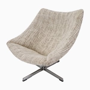 Chaise Oyster avec Base en Croix par Pierre Paulin pour Artifort, 1965