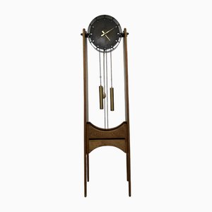 Large Oak Clock, 1950s