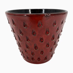 Italian Ceramic Fragola Flower Pot by Fratelli Fanciullacci, 1960