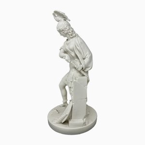 Large Antique English Parian Porcelain Figure of Perseus Minton from Staffordshire