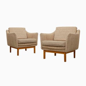Mid-Century Armchairs by Yngve Ekström for Swedese, 1960s, Set of 2