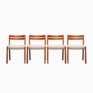 Danish Teak Chairs from J.L. Møllers, Set of 4