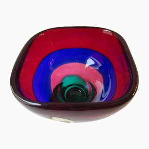 Murano Glass Bowl from Mazzega, 1960s