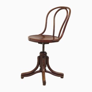 Bentwood Swivel Desk Chair from Thonet, 1890s