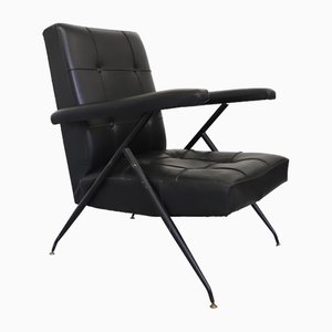 Italian Lounge Chair from Silvio Cavatora, 1950s