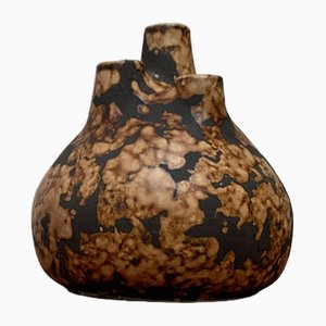 Vase Brutaliste WGP Mid-Century en Poterie Modèle 25 de Pan Keramik (P-Keramik), Allemagne de l'Ouest, 1960s