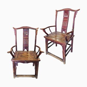 Chinesische Vintage Stühle, 2er Set