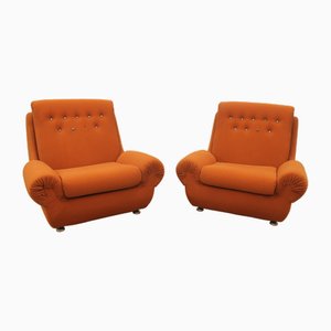 Set of Lounge Chairs from Jitona, Former Czechoslovakia, 1970s