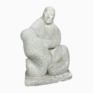 Dragoljub Milosevic, Figurative Skulptur, 1970er, Gips