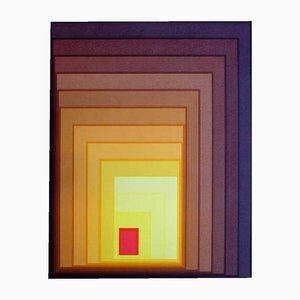 Aara, Color Composition (Brown/Yellow), 1968, Print