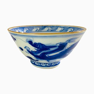 Vietnamese Bowl with Dragon and Cloud Pattern, 1900