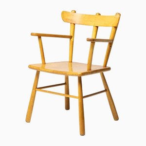 Dänischer Sessel aus Birke, 1950er