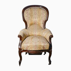 Mid-19th Century Louis Philippe Walnut Armchair