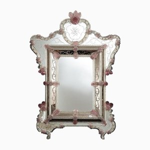 Louis XV Mirror in Murano Glass