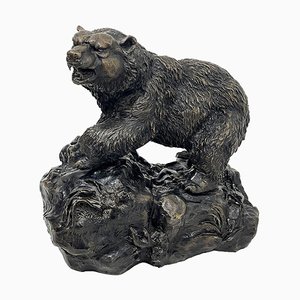 Después de Pierre-Jules Mêne, Estatua de oso, siglo XIX, Bronce