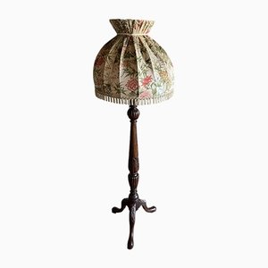 Antique Standard Lamp in Mahogany
