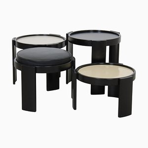 Vintage Model 780 Nesting Tables from Cassina, 1990s, Set of 4