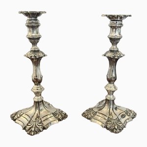 Large Antique Victorian Ornate Candlesticks, 1880, Set of 2