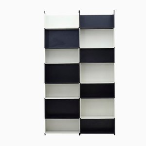 Genia Bookcase in Lacquered Metal by Richard Sapper for B&B Italia, 1970s