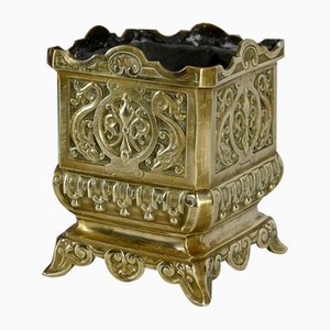 Golden Bronze Cache Pot, Late 19th Century
